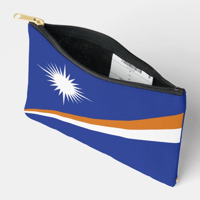 Pochette À Accessoires Drapeau des Îles Marshall (Ouvrir)
