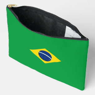 Pochette À Accessoires Drapeau du Brésil