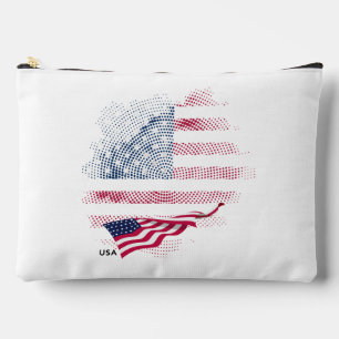 Pochette À Accessoires Drapeau USA