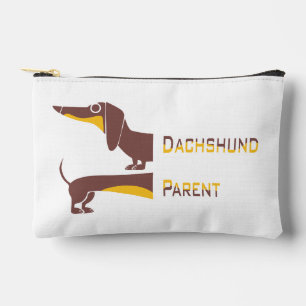 Pochette À Accessoires Drôle mignon dachshund pour parent chien long