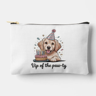 Pochette À Accessoires Drôle "VIP de la Paw-tie" Anniversaire de Chien
