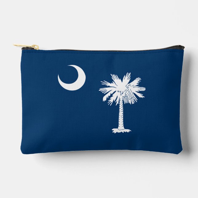Pochette À Accessoires Dynamic South Carolina State Flag Graphic on a (Recto)