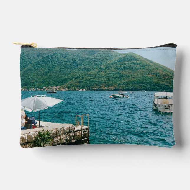Pochette À Accessoires Eaux turquouises de Perast - Monténégro (Recto)