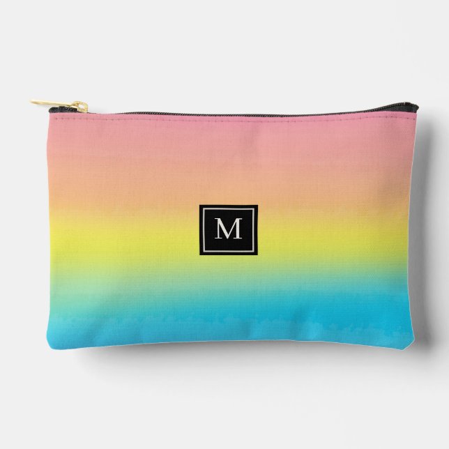 Pochette À Accessoires Ecole Monogramme Arc-en-ciel (Recto)