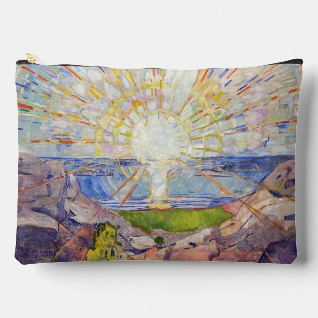 Pochette À Accessoires Edvard Munch - Le Soleil 1911 (Recto)