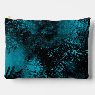 Pochette À Accessoires Effet d'adhérence de la peinture sur plaque Bleu e