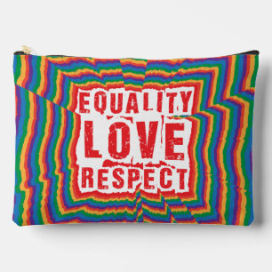 Pochette À Accessoires Égalité Amour et respect Mois de la fierté