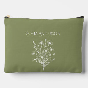 Pochette À Accessoires Élégance fleur sauvage