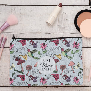 Pochette À Accessoires Elégant bleu clair Meilleure maman Jamais Photo Co