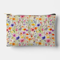 Elégant fleur sauvage aquarelle motif