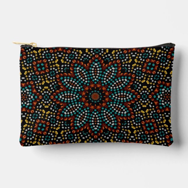 Pochette À Accessoires Elégante fille moderne stylish Dot Mandala Motif (Recto)