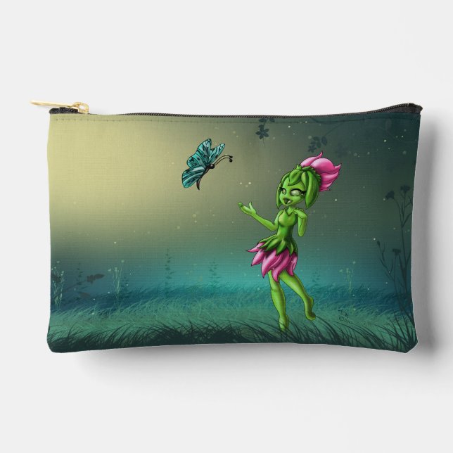 Pochette À Accessoires Élément Terre Ado Vert (Recto)