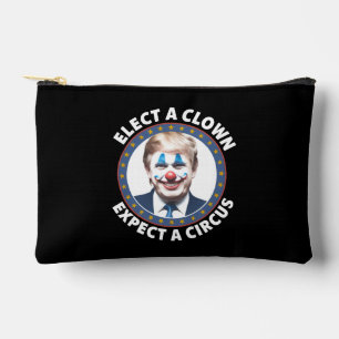 Pochette À Accessoires Élisez un clown, attendez un cirque drôle de polit