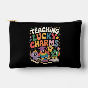 Pochette À Accessoires Enseigner Lucky Charms Enseignant la Fête de la Sa