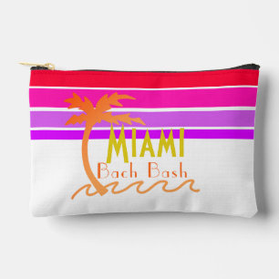 Pochette À Accessoires Enterrement de vie de jeune fille tropical à Miami