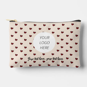 Pochette À Accessoires Entreprise de logo d'affaires tendance mignon doux
