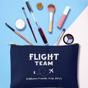 Pochette À Accessoires Équipe de vol de voyage Vacances en famille Enterr