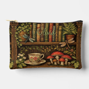 Pochette À Accessoires Étagère rétro en forme de libellules et florales d