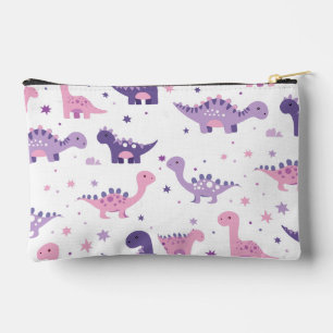 Pochette À Accessoires Étui à crayons dinosaure violet pour filles
