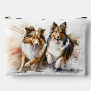 Pochette À Accessoires Exécution de chiens Collie