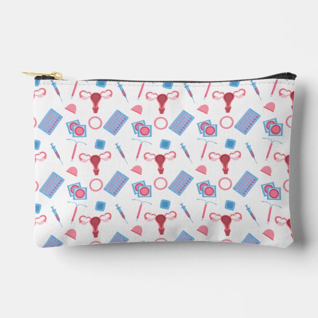 Pochette À Accessoires Feministe Motif de la contraception (Recto)
