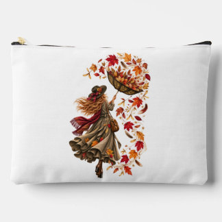 Pochette À Accessoires Femme Automnale Fantaisiste avec un Parapluie Renv