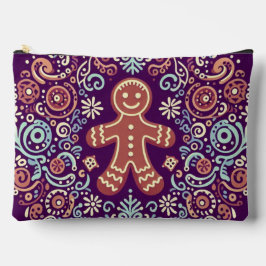 Pochette À Accessoires Festive pain d'épices