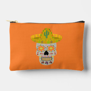 Pochette À Accessoires Fête mexicaine du crâne mort