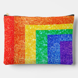 Pochette À Accessoires Fierté LGBTQA+ arc-en-ciel