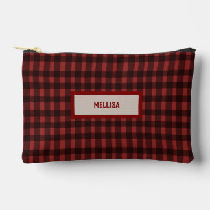 Pochette À Accessoires Flannel Fling avant l'anneau   carreau rouge enter