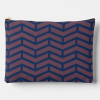 Flèches croquantes et opposées Chevron Rose Bleu