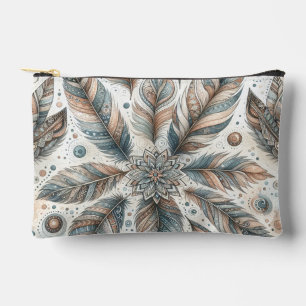 Pochette À Accessoires Fleur à plumes
