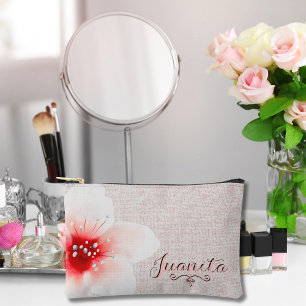 Pochette À Accessoires Fleur aquarelle délicate