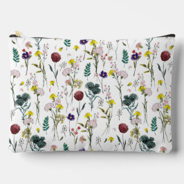 Pochette À Accessoires Fleur Sauvage Vibrante