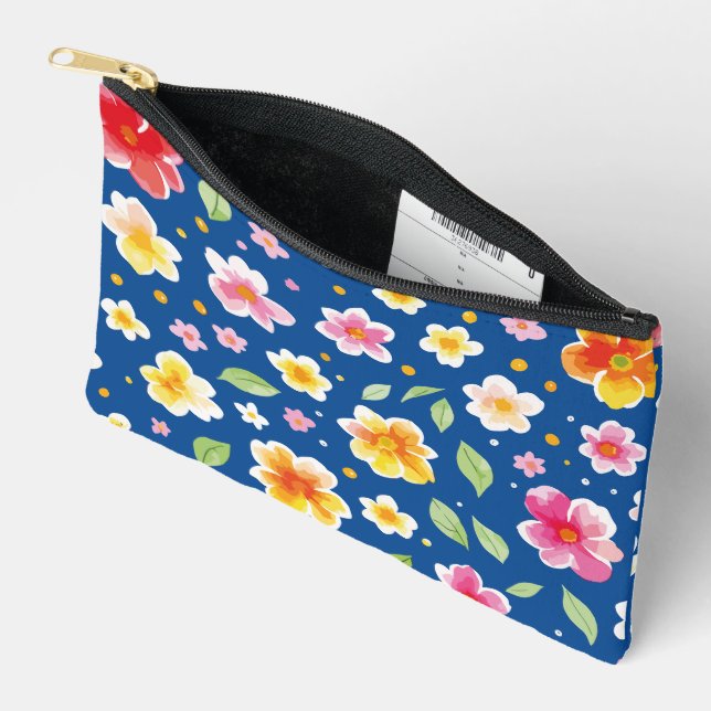 Pochette À Accessoires Fleurs (Ouvrir)