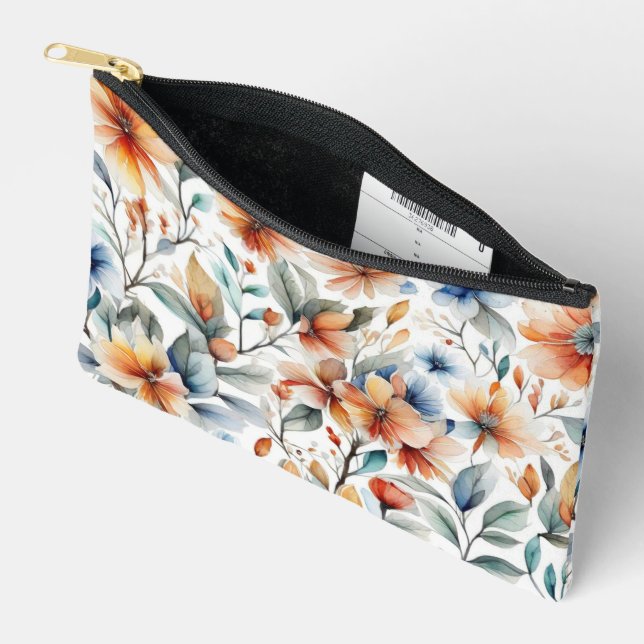 Pochette À Accessoires Fleurs de gingembre (Ouvrir)