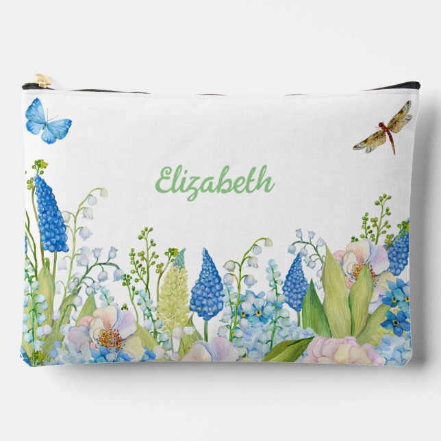 Pochette À Accessoires Fleurs de plage des côtes pour femmes (Recto)