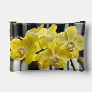 Pochette À Accessoires Fleurs d'orchidées de Phalaenopsis jaune