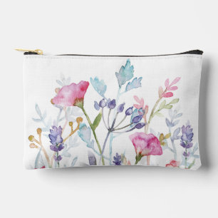 Pochette À Accessoires Fleurs Illustrées à la Main