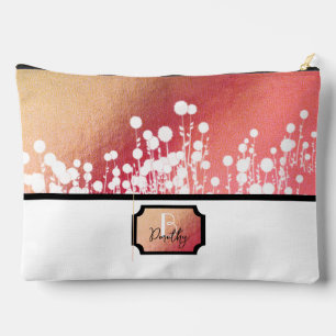 Pochette À Accessoires Fleurs roses