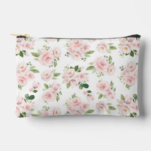 Pochette À Accessoires Fleurs roses, Roses roses, Fleurs Aquarelles