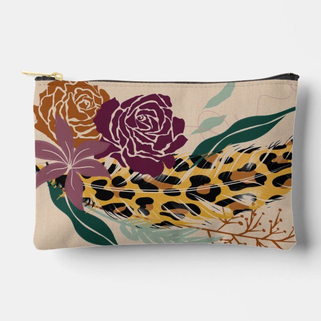 Pochette À Accessoires Fleurs sauvages (Recto)