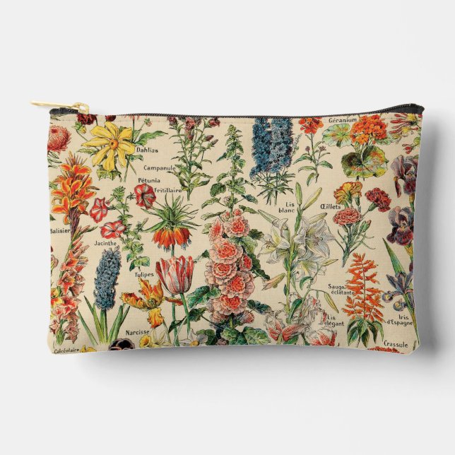 Pochette À Accessoires Fleurs vintages (Recto)