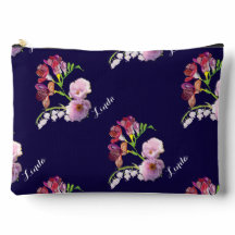 Floral sur bleu