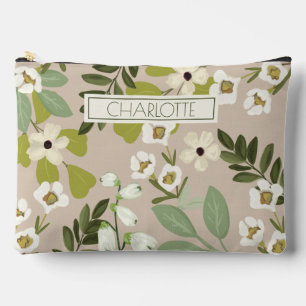 Pochette À Accessoires Floral verdure Motif moderne