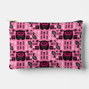Pochette À Accessoires Folk Art Nordic Owl