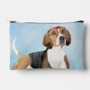 Pochette À Accessoires Foxhound Painting Cute Original Chien Art