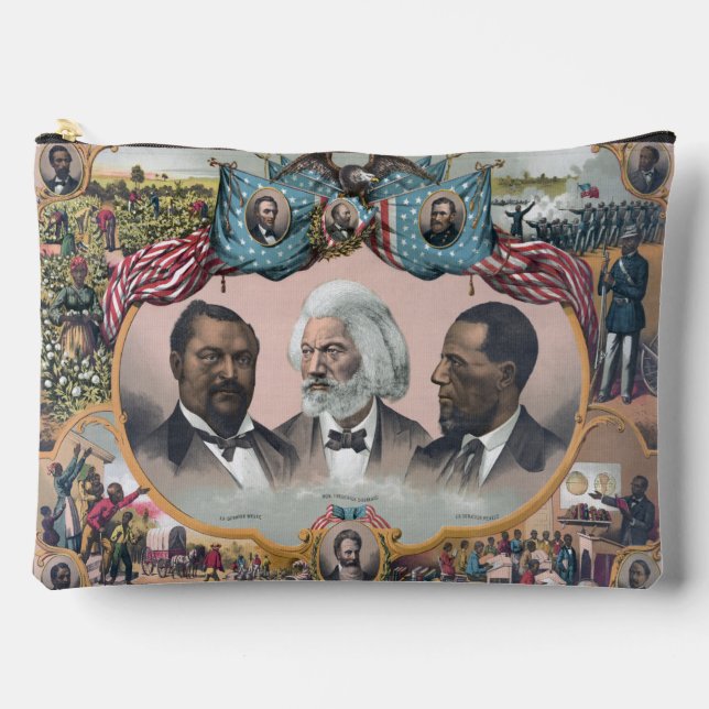 Pochette À Accessoires Fr3d3rick Bailey Douglass avec Black Abolitionnist (Recto)
