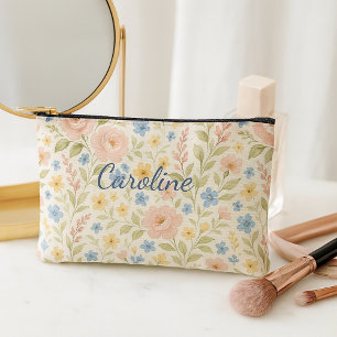 Pochette À Accessoires Fun Classy Shabby Français Floral Art Motif