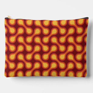 Pochette À Accessoires Funky 1970 Metaball Graphic Circle Barbell Reds